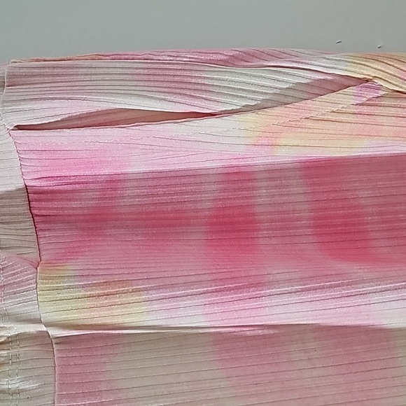 Beach break lounge pants. Size large. Yellow and pink excellent condition. - Picture 3 of 8